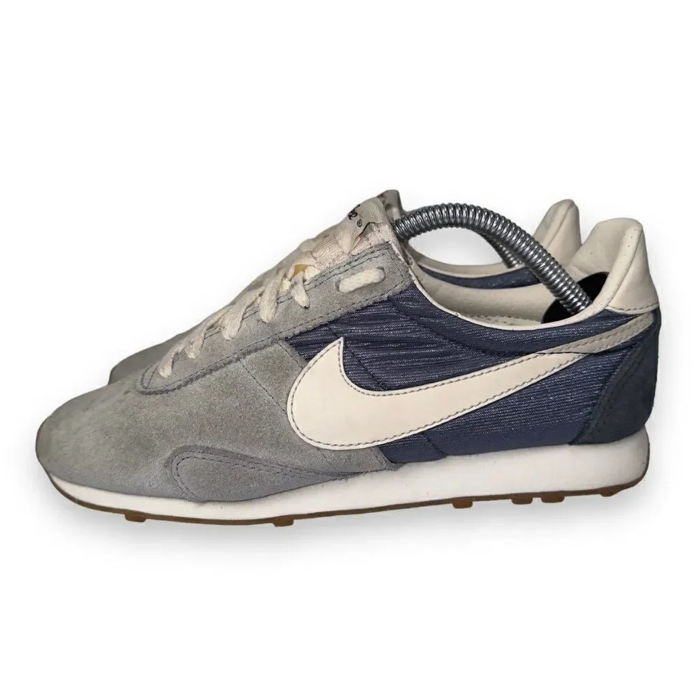 Nike Pre Montreal Racer Casual‎ Suede Sneakers Grey / Blue 555258-008 Women's 6